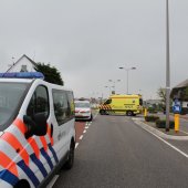 Ongeval Fiets contra auto Piethein Plein Noordwijk